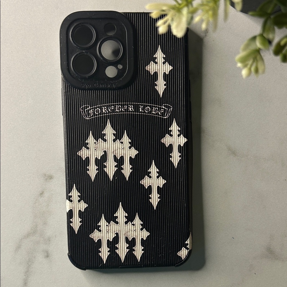 Gothic Black and White Phone Case